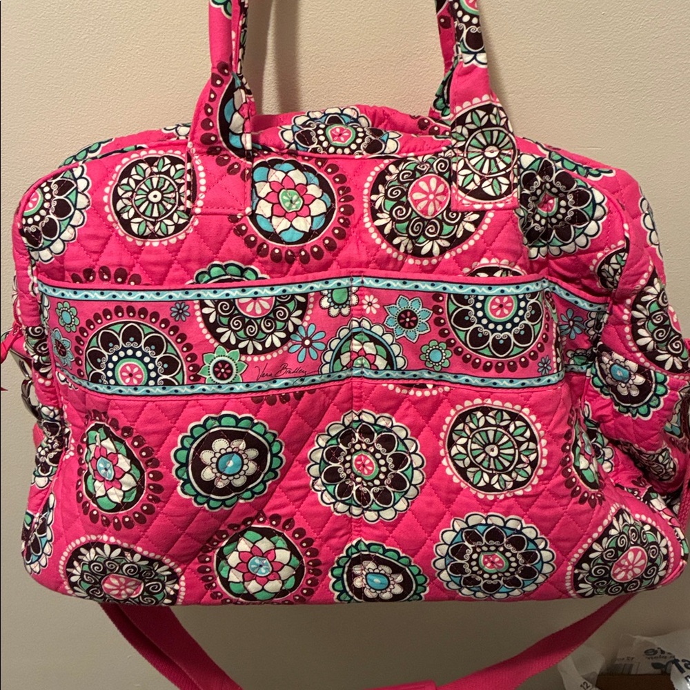 Vera Bradley Pink Cupcake Weekender Bag - Picture 3 of 3